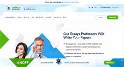 Desktop Screenshot of essaysprofessor.com