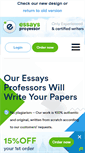 Mobile Screenshot of essaysprofessor.com